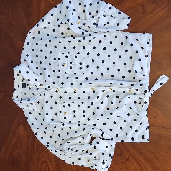Polka Dot Blouse - Picture 2 of 12